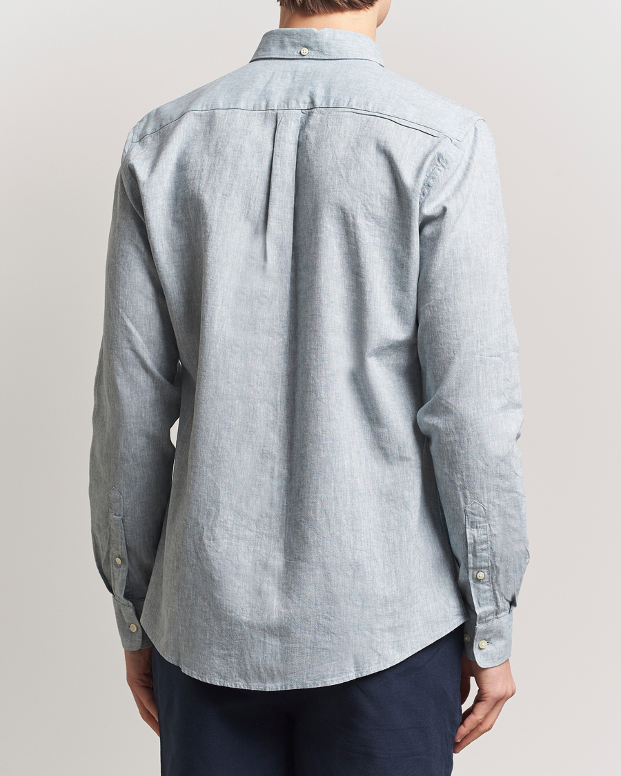 Herr | Skjortor | Barbour Lifestyle | Nelson Linen/Cotton Shirt Lead