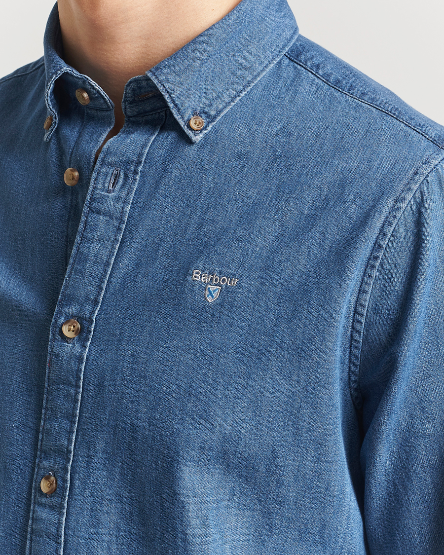 Herr | Skjortor | Barbour Lifestyle | Chambray Crest Shirt Chambray