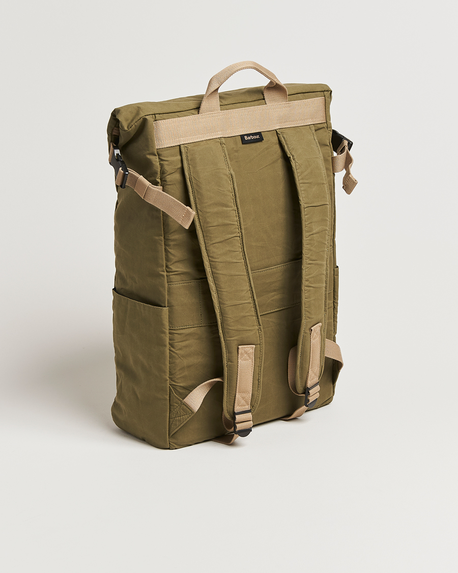 Herr | Väskor | Barbour Lifestyle | Transport Foldover Backpack Dusky Green