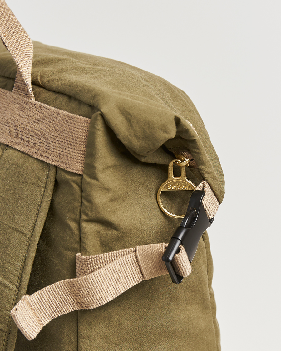 Herr | Väskor | Barbour Lifestyle | Transport Foldover Backpack Dusky Green