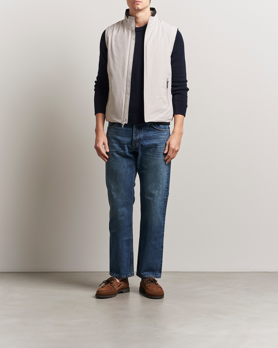 Herr | Västar | Woolrich | Sailing Two Layer Vest Dove