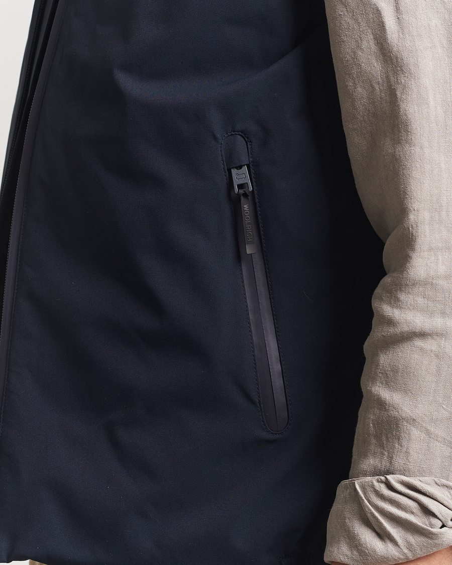 Herr | Västar | Woolrich | Sailing Two Layer Vest Melton Blue