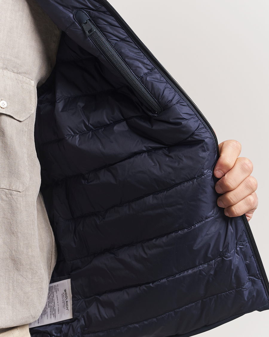 Herr | Västar | Woolrich | Sailing Two Layer Vest Melton Blue