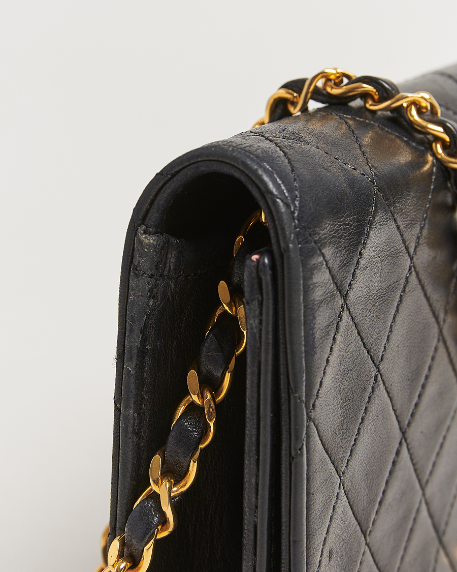 Herr | Chanel Pre-Owned Single Full Flap Chain Shoulder Bag Black | Chanel Pre-Owned | Single Full Flap Chain Shoulder Bag Black