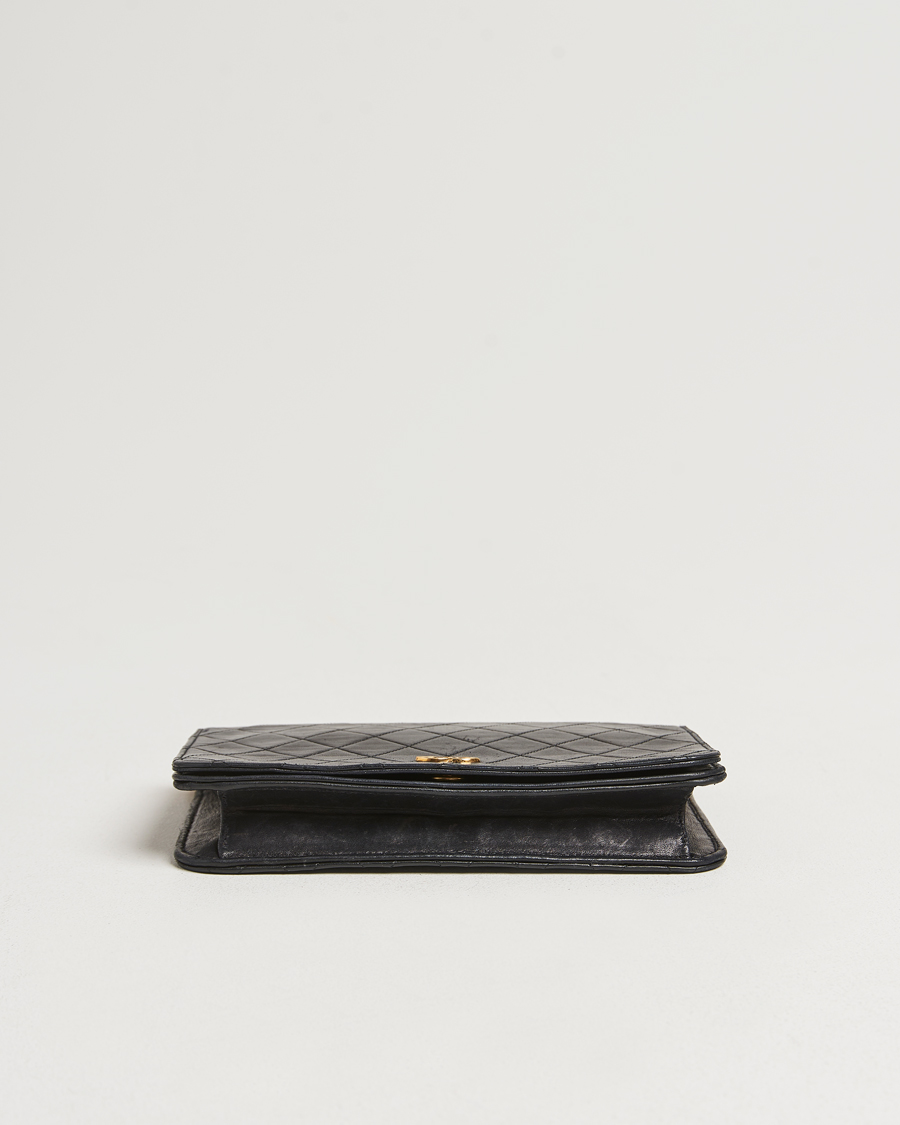 Herr | Chanel Pre-Owned Single Full Flap Chain Shoulder Bag Black | Chanel Pre-Owned | Single Full Flap Chain Shoulder Bag Black