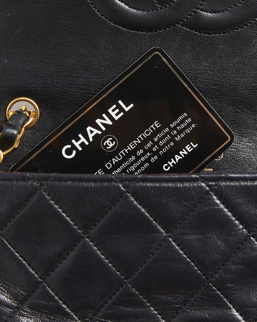 Herr | Chanel Pre-Owned Mini Single Full Flap Bag Black Lambskin | Chanel Pre-Owned | Mini Single Full Flap Bag Black Lambskin
