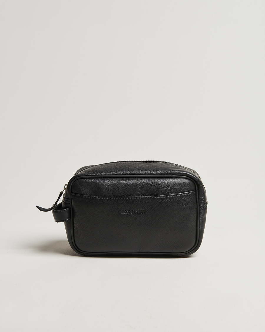 Herr | Väskor | LES DEUX | Leather Washbag Black