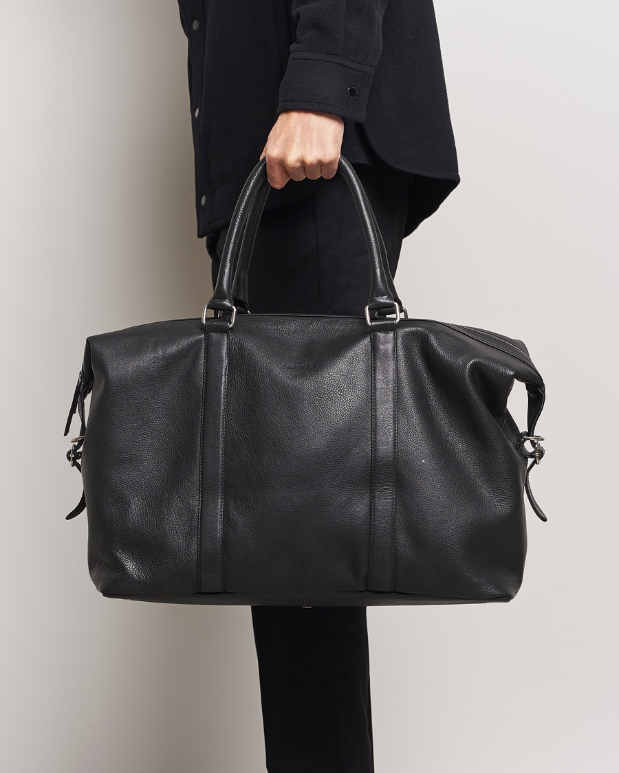 Herr | Väskor | LES DEUX | Leather Weekendbag Black