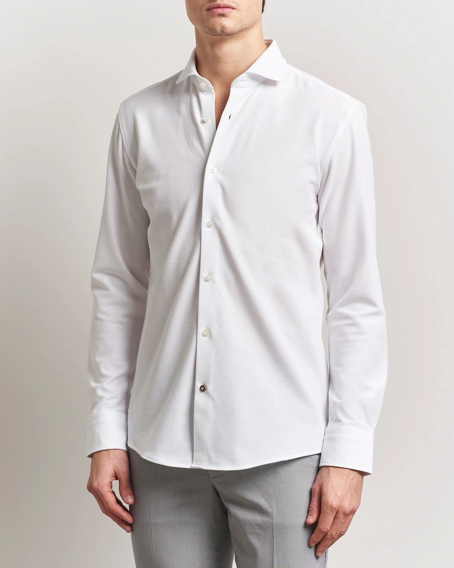 Herr | Skjortor | BOSS BLACK | Hank Structured Shirt White