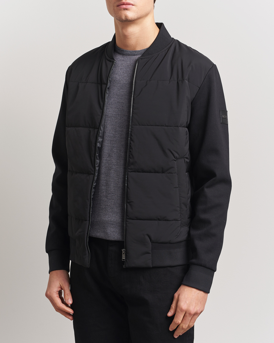 Herr | Jackor | BOSS BLACK | Skiles Hybrid Jacket Black