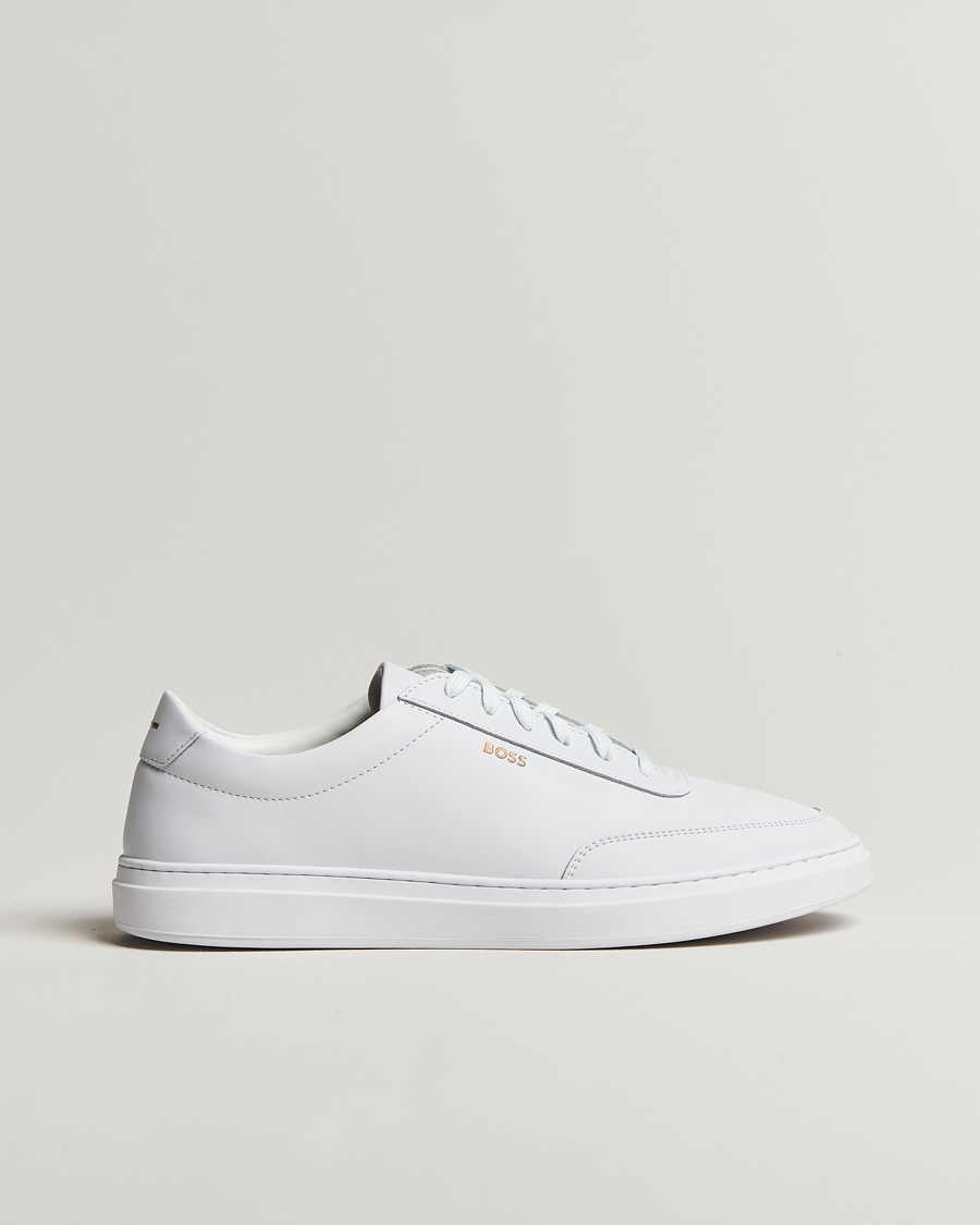 Herr | Sneakers | BOSS BLACK | Kieran Leather Sneaker White