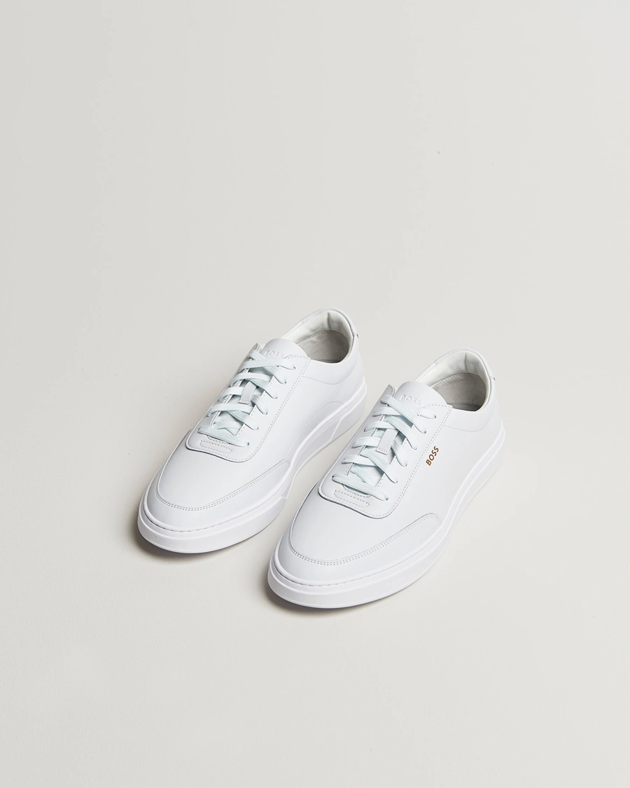 Herr | Sneakers | BOSS BLACK | Kieran Leather Sneaker White