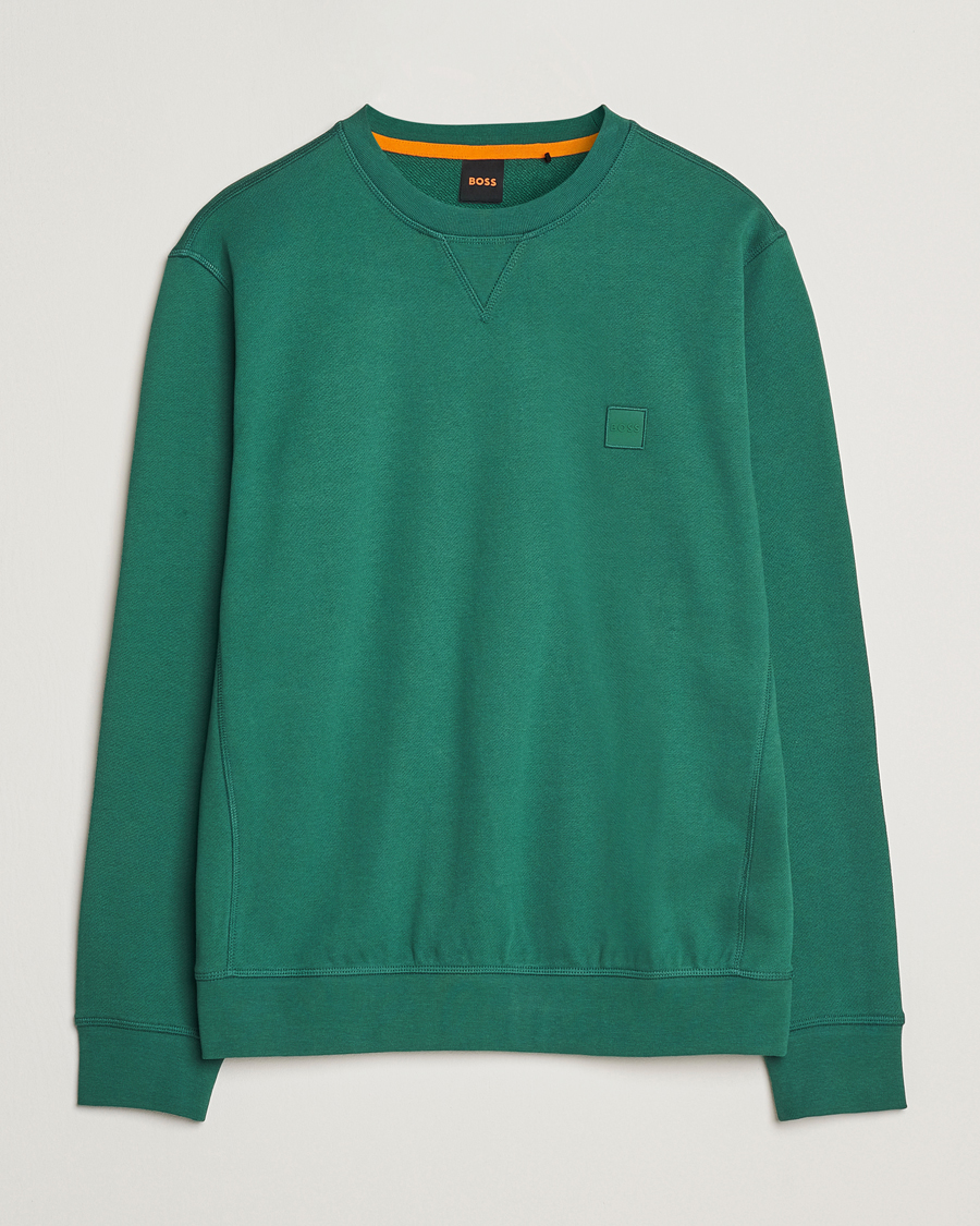 Herr | Tröjor | BOSS ORANGE | Westart Logo Sweatshirt Open Green