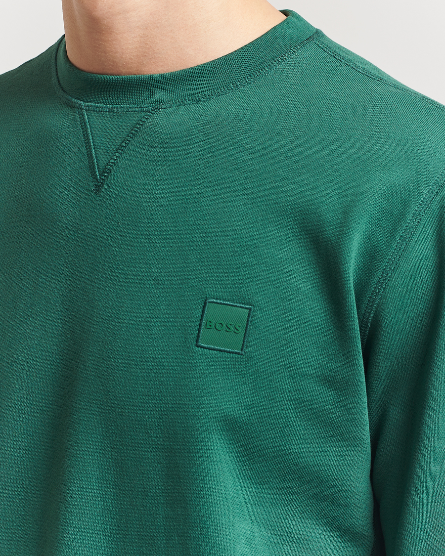 Herr | Tröjor | BOSS ORANGE | Westart Logo Sweatshirt Open Green