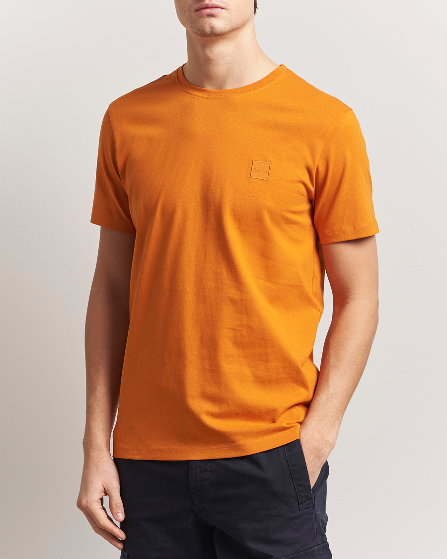 Herr | T-Shirts | BOSS ORANGE | Tales Logo Crew Neck T-Shirt Open Orange
