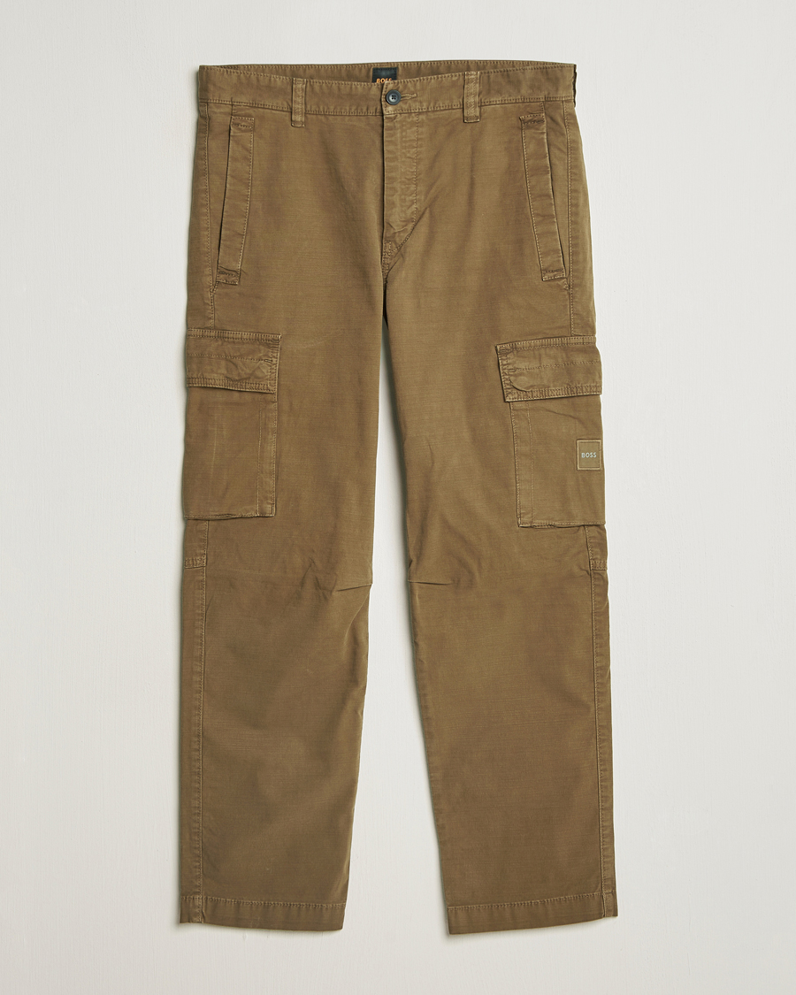 Herr | Byxor | BOSS ORANGE | Sisla 8 Cargo Pants Open Green
