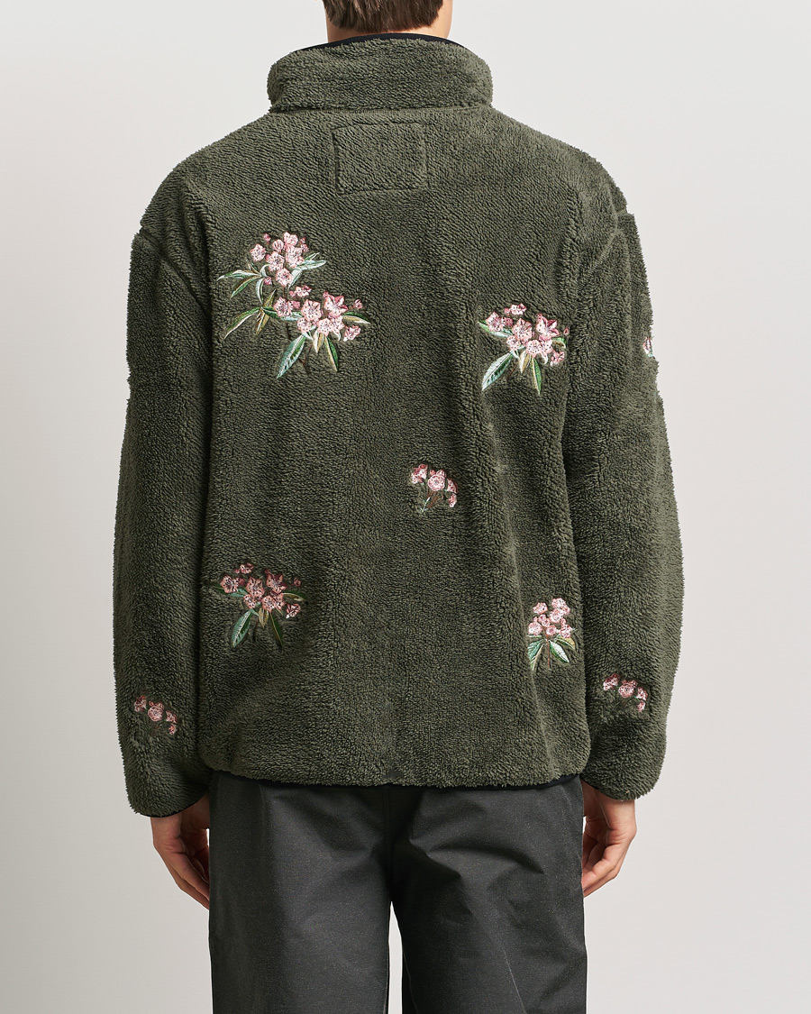 Herr | Tröjor | Woolrich | Sherpa Fleece Full Zip by Todd Snyder Green