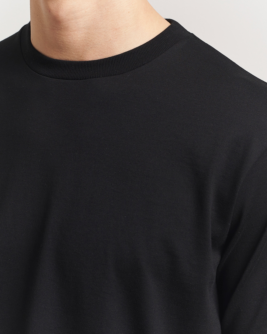 Herr | T-Shirts | Auralee | Luster Plating T-Shirt Black