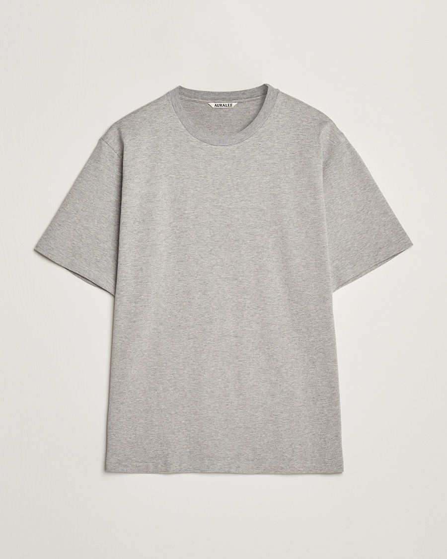 Herr | T-Shirts | Auralee | Luster Plating T-Shirt Top Gray