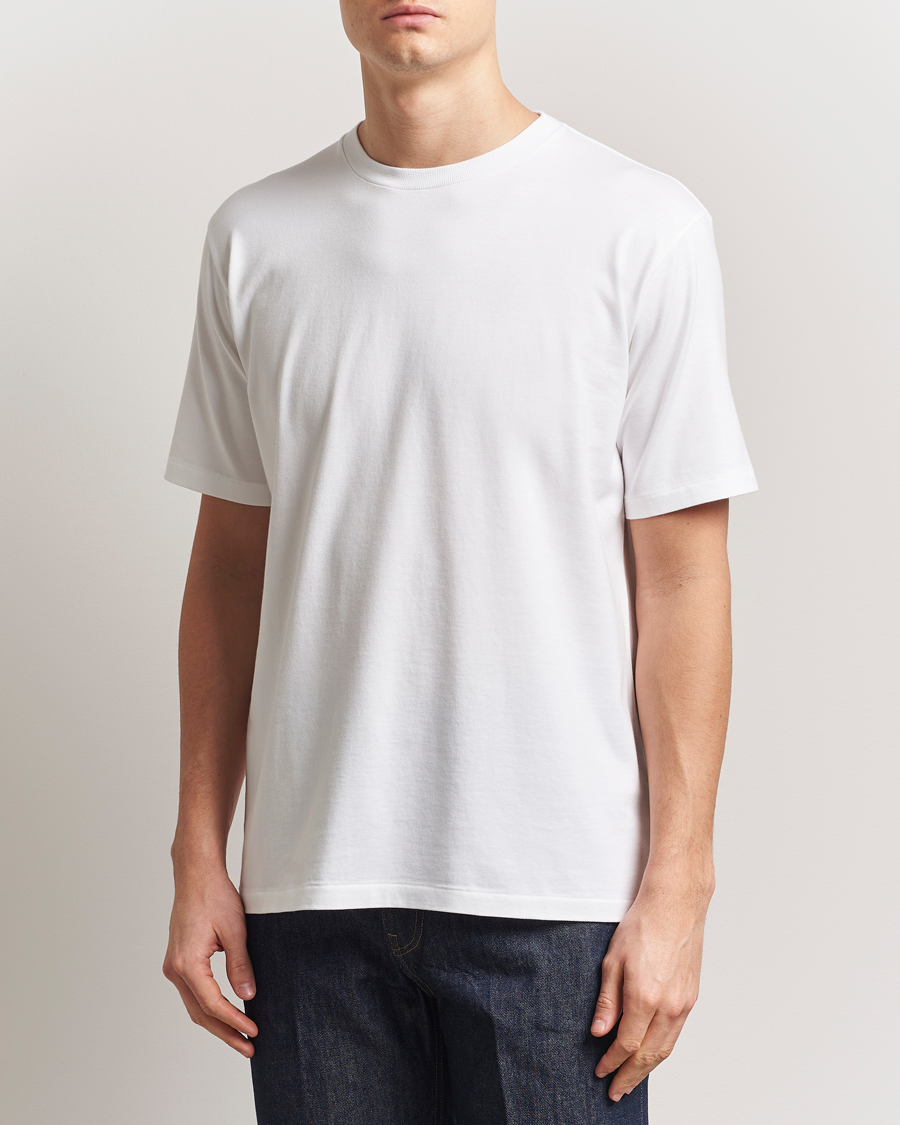 Herr | T-Shirts | Auralee | Luster Plating T-Shirt White
