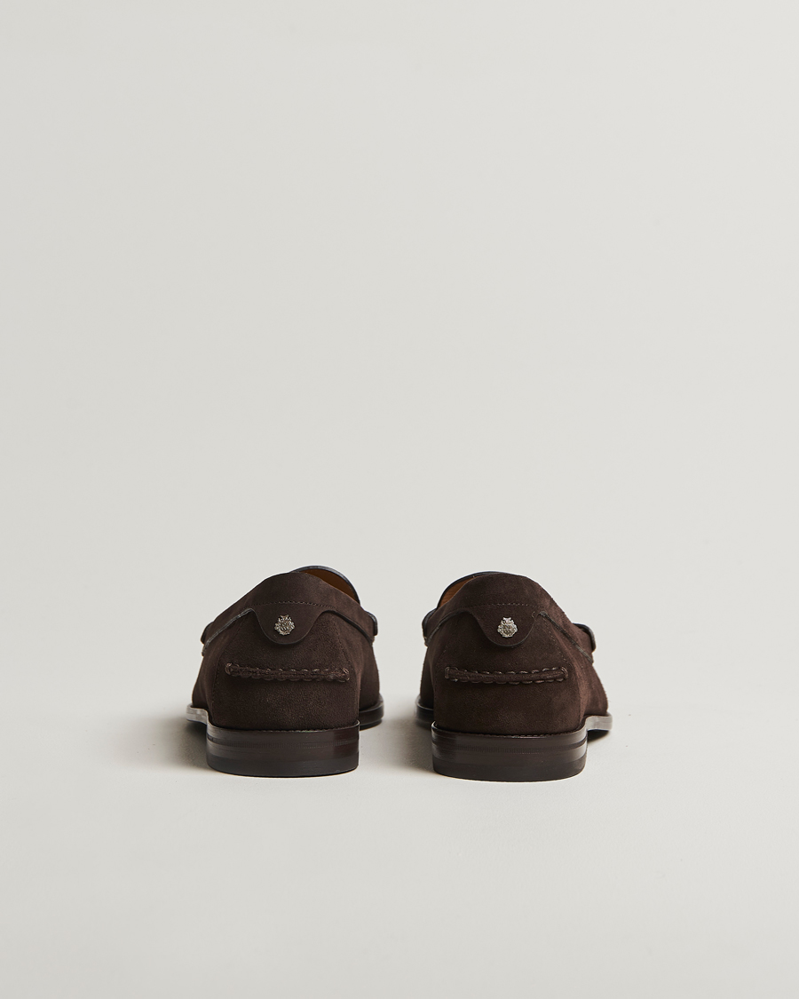 Herr | Loafers | Bally | Charlex Suede Moccasin Ebano