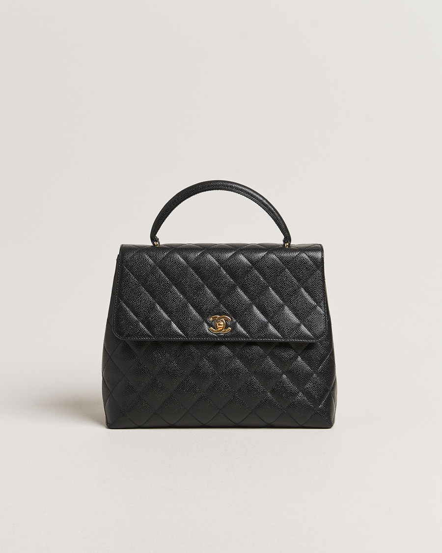 Herr | Gifts for Her | Chanel Pre-Owned | Kelly Top Handle Bag Black Caviar