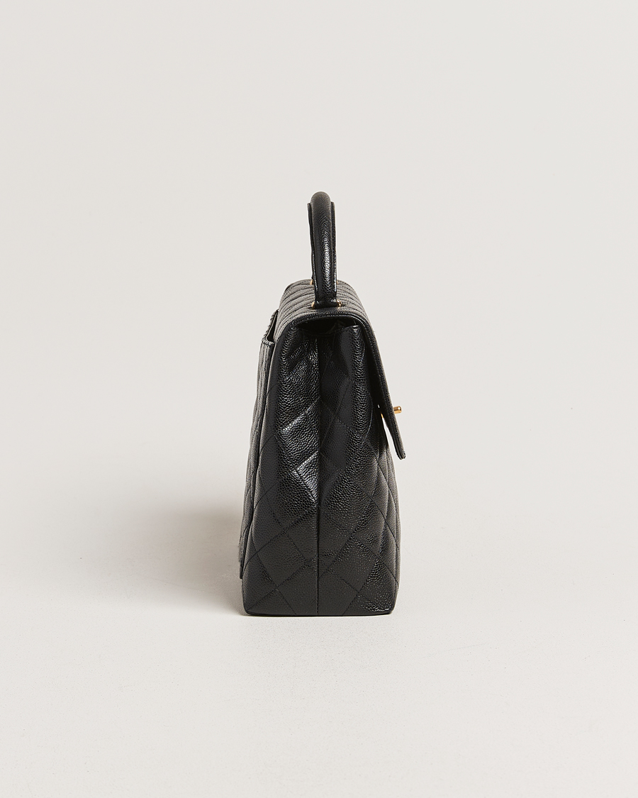 Herr | Gifts for Her | Chanel Pre-Owned | Kelly Top Handle Bag Black Caviar