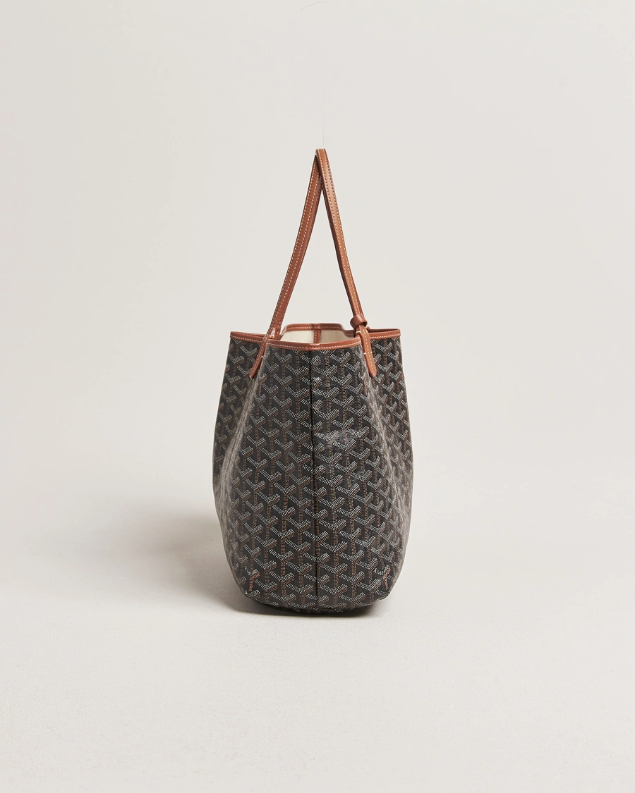 Herr | Goyard Pre-Owned Saint Louis PM Coated Canvas Tote Bag Brown | Goyard Pre-Owned | Saint Louis PM Coated Canvas Tote Bag Brown