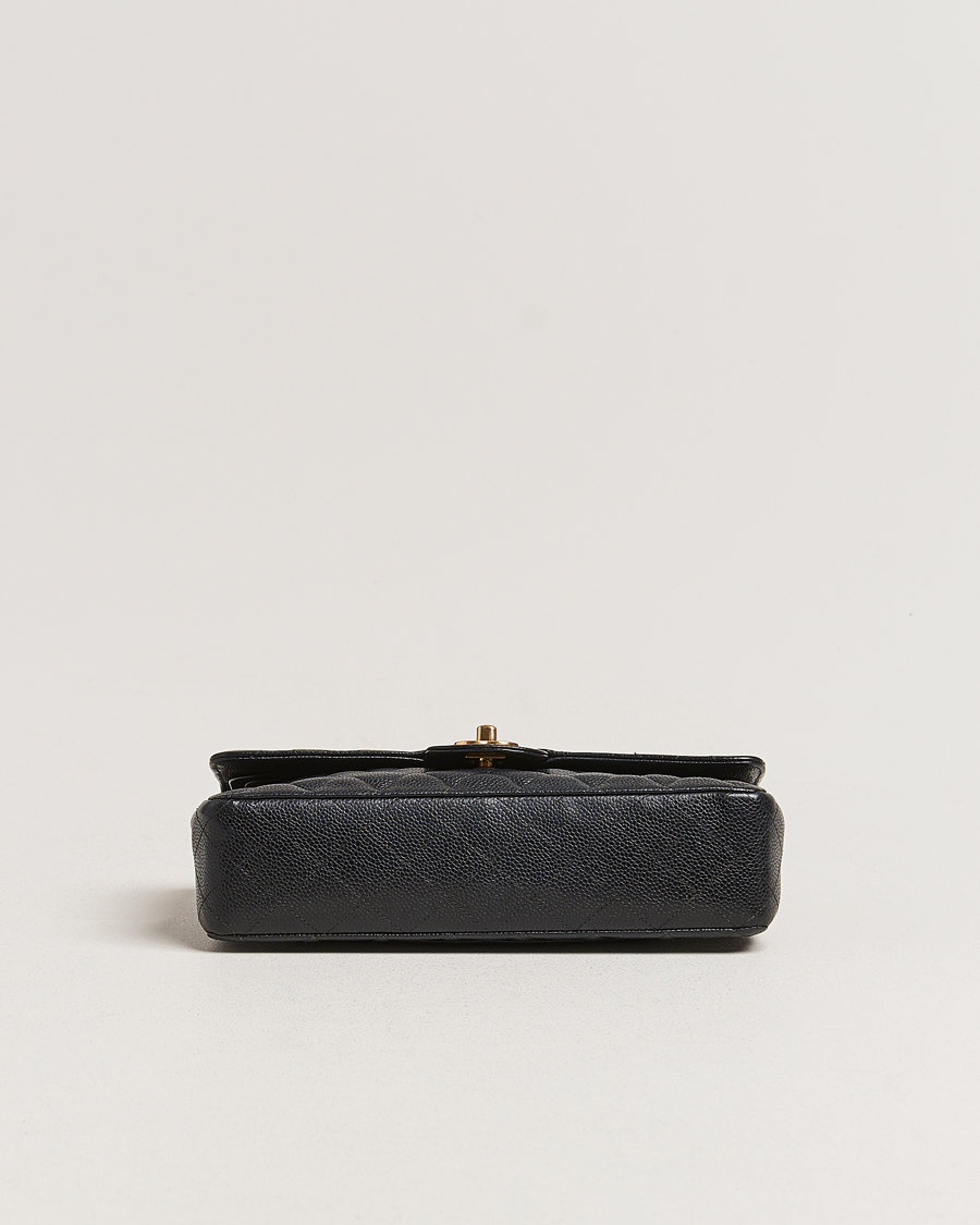 Herr | Chanel Pre-Owned Classic Medium Double Flap Bag Black Caviar | Chanel Pre-Owned | Classic Medium Double Flap Bag Black Caviar