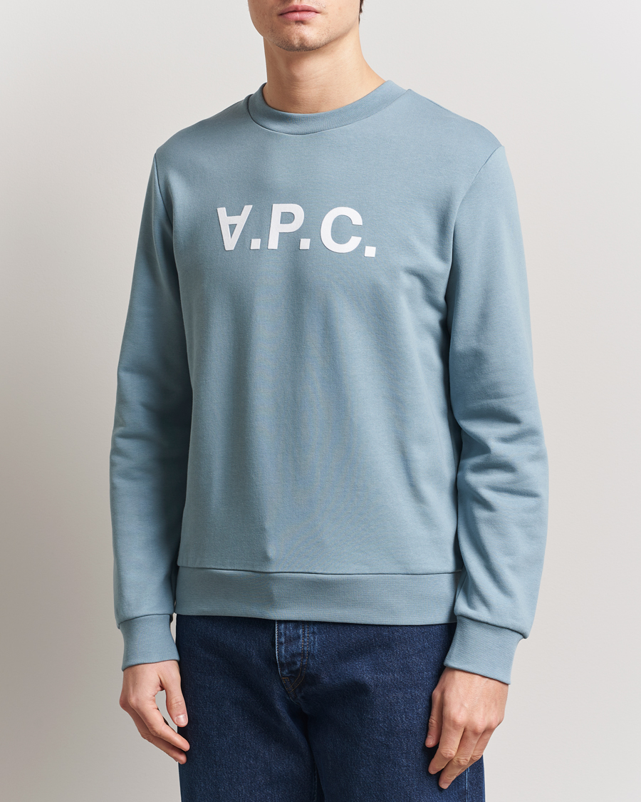Herr | Tröjor | A.P.C. | VPC Sweatshirt Bleu Gris