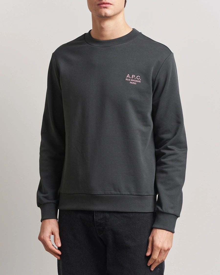 Herr | Tröjor | A.P.C. | Rue Madame Sweatshirt Anthracite