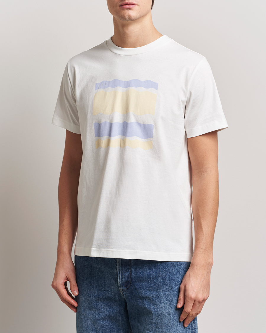 Herr | T-Shirts | A.P.C. | Malone Printed T-Shirt White