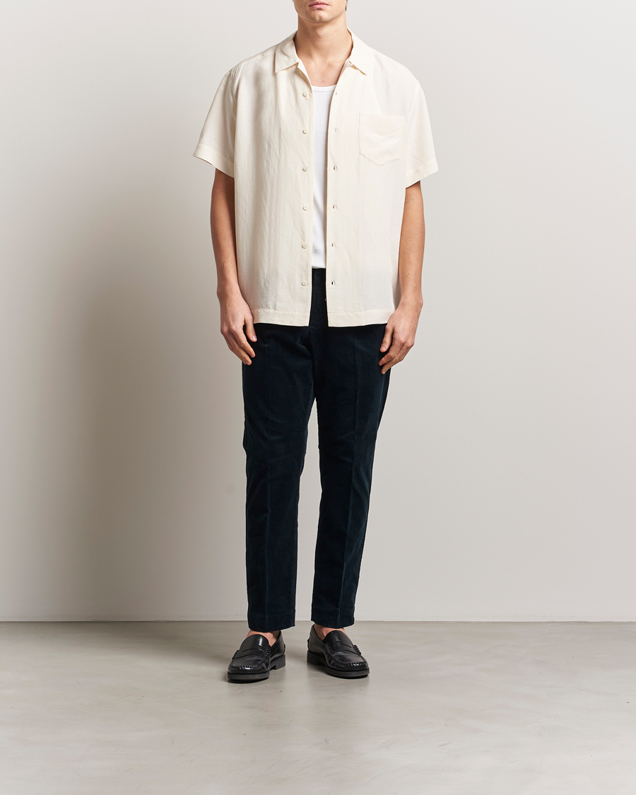 Herr | Skjortor | A.P.C. | Roy Woven Short Sleeve Shirt Ecru