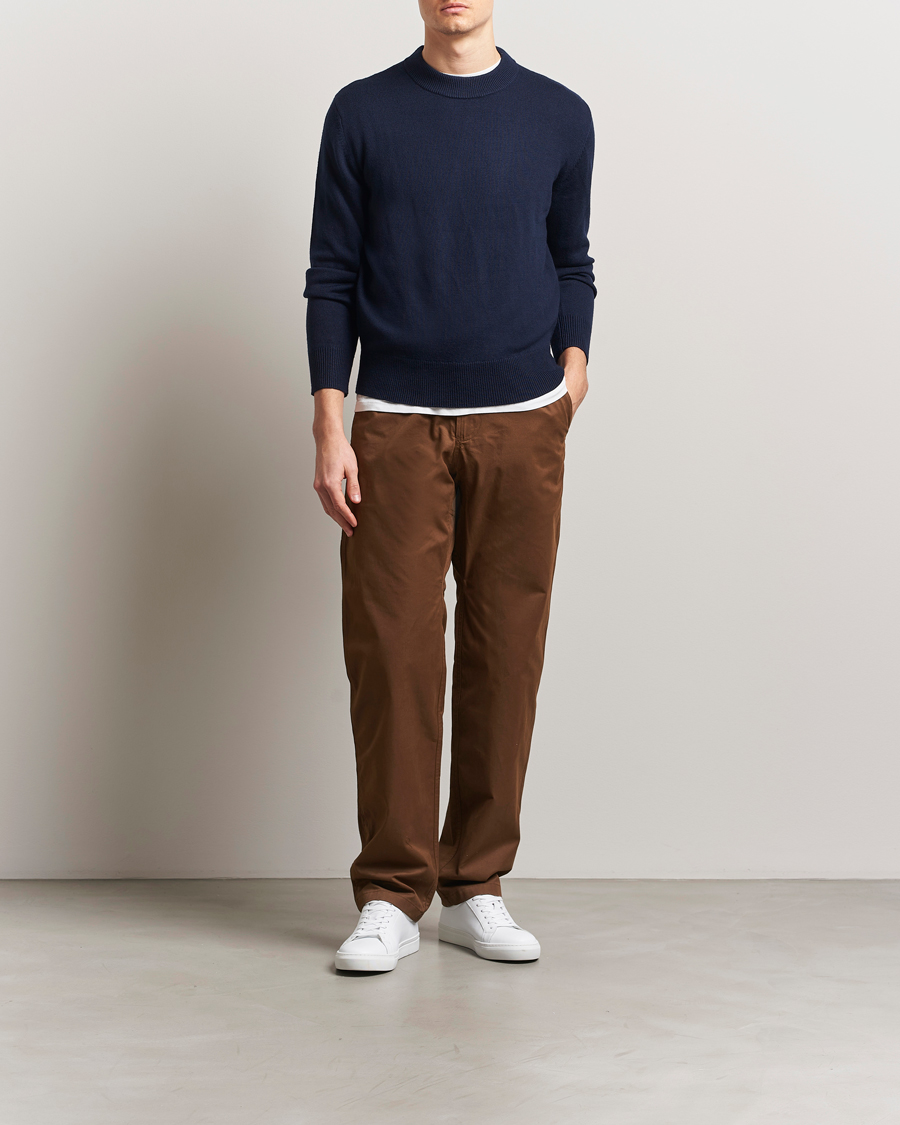 Herr | Byxor | A.P.C. | Chuck Cotton Drawstring Trousers Brown