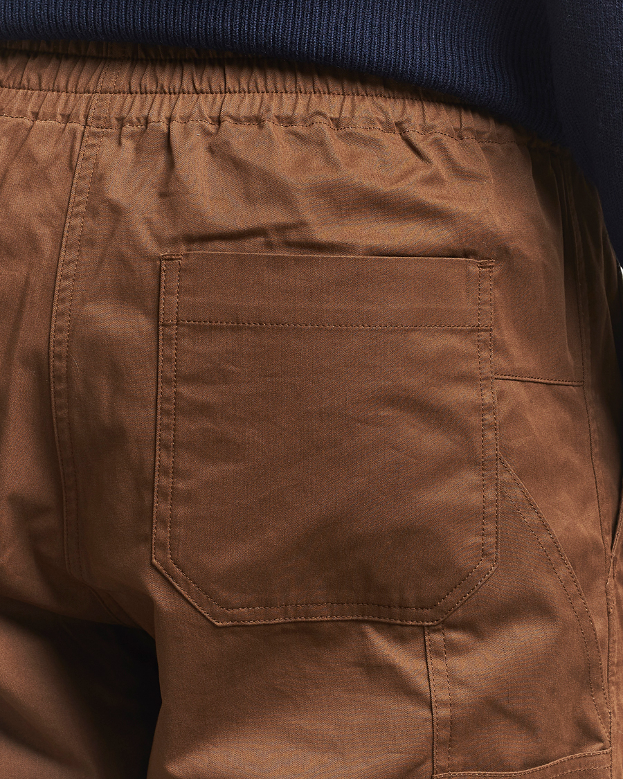 Herr | Byxor | A.P.C. | Chuck Cotton Drawstring Trousers Brown