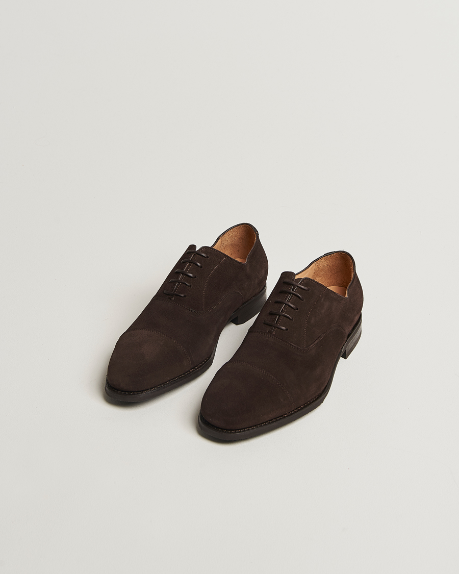 Herr | Oxfords | Myrqvist | Äppelviken Oxford Dark Brown Suede