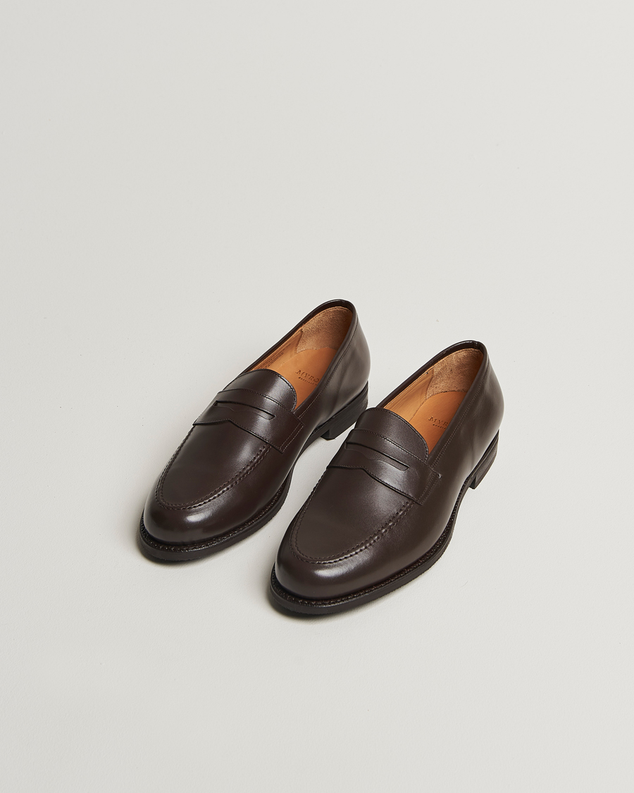 Herr | Loafers | Myrqvist | Stenhammar II Loafer Dark Brown Calf