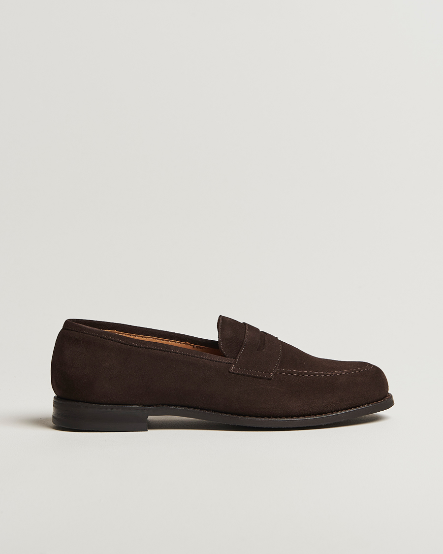 Herr | Loafers | Myrqvist | Stenhammar II Loafer Dark Brown Suede