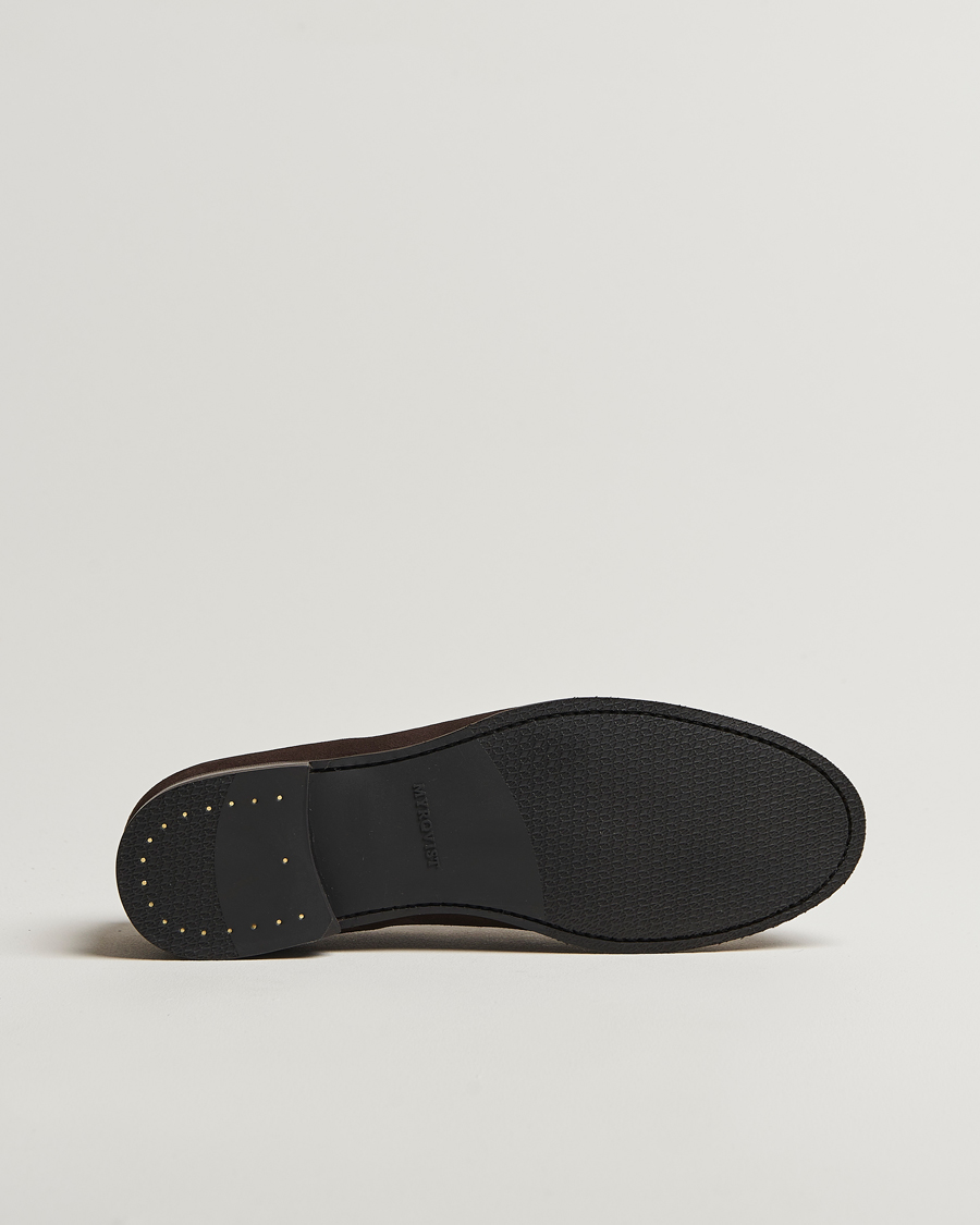 Herr | Loafers | Myrqvist | Stenhammar II Loafer Dark Brown Suede