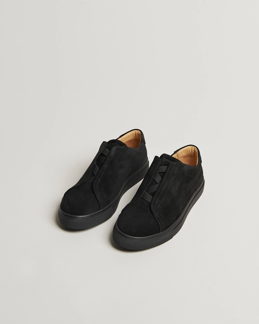 Herr | Sneakers | Myrqvist | Alnö Sneakers Black Suede