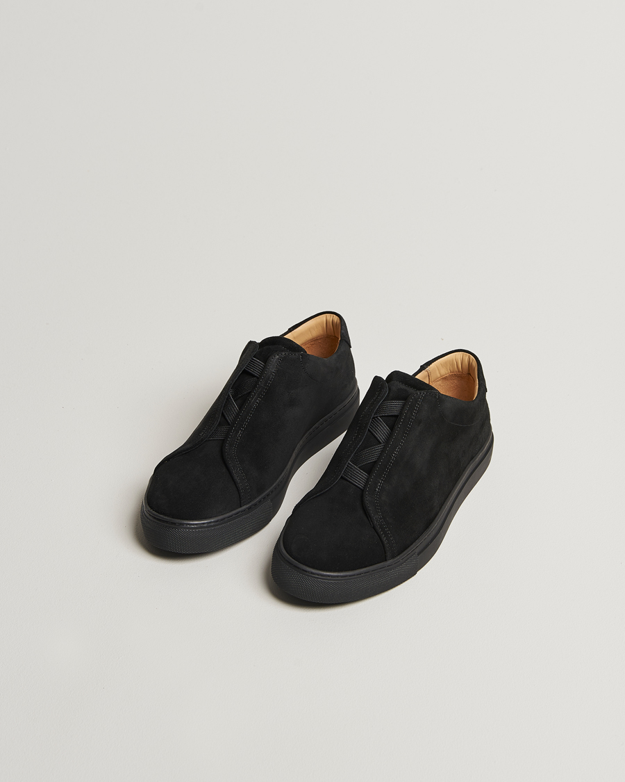 Herr | Sneakers | Myrqvist | Alnö Sneakers Black Suede