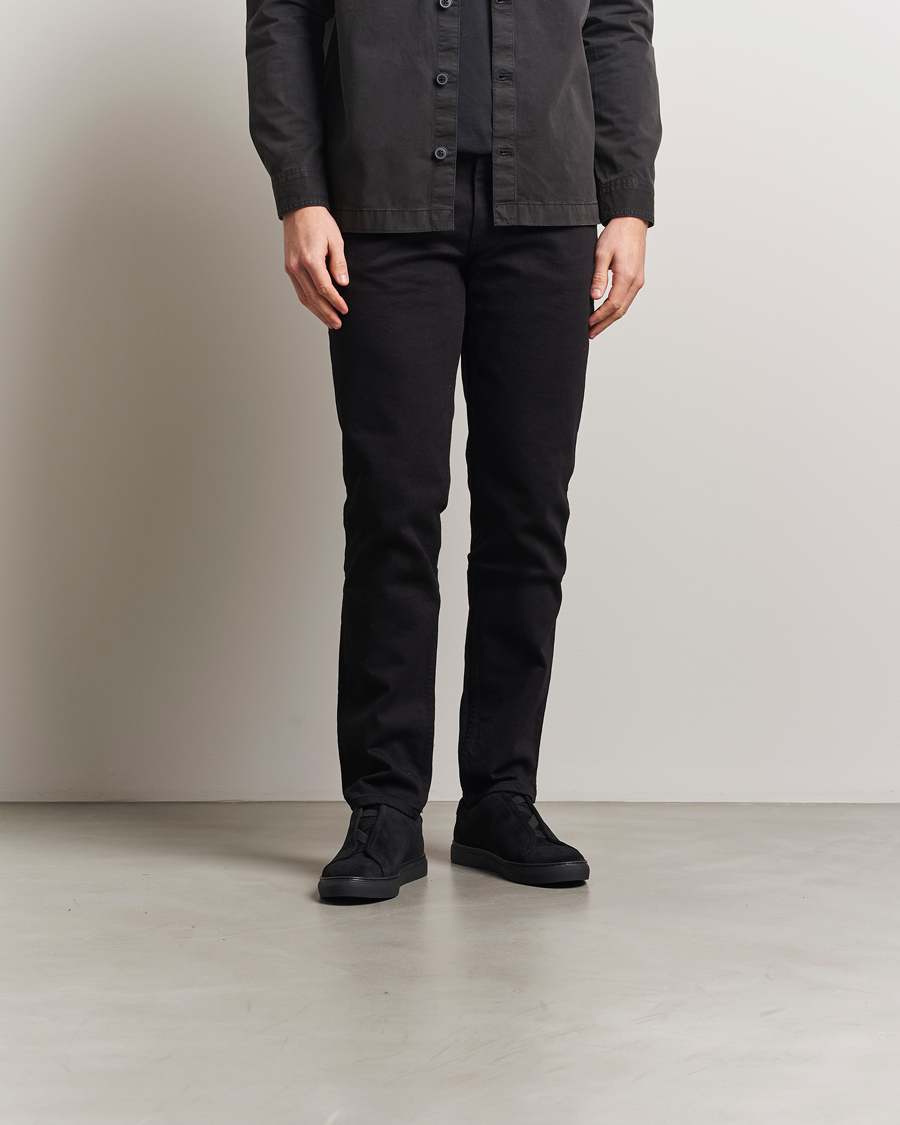 Herr | Sneakers | Myrqvist | Alnö Sneakers Black Suede