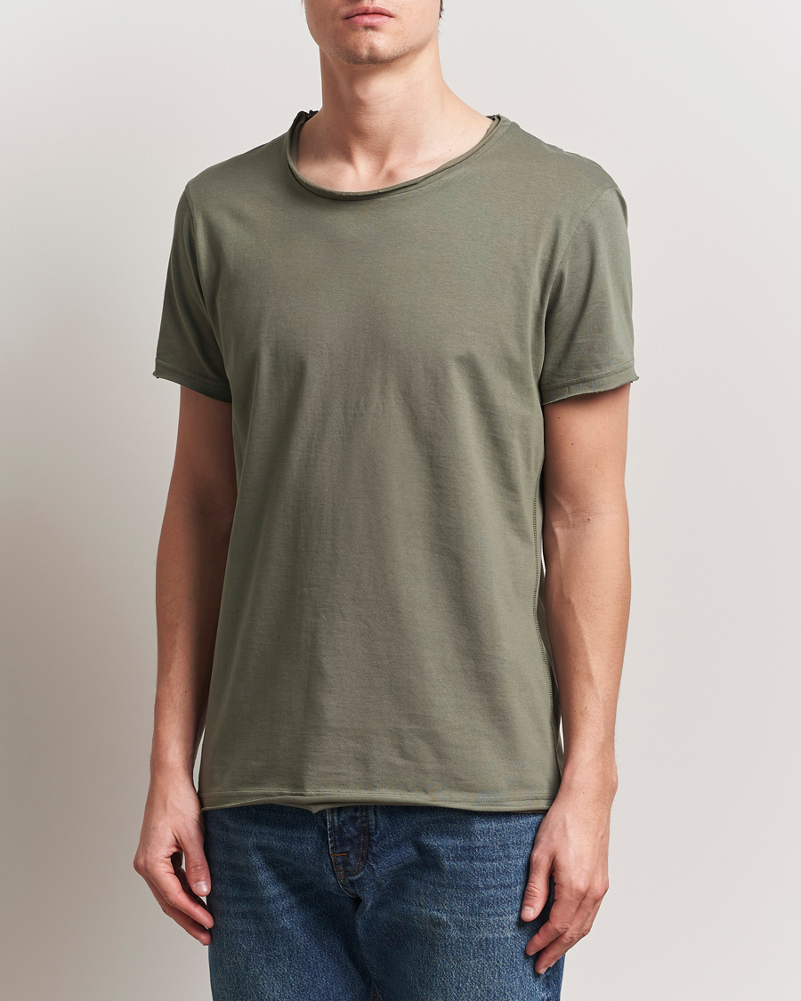 Herr | T-Shirts | Bread & Boxers | Crew Neck Relaxed T-Shirt Khaki Green