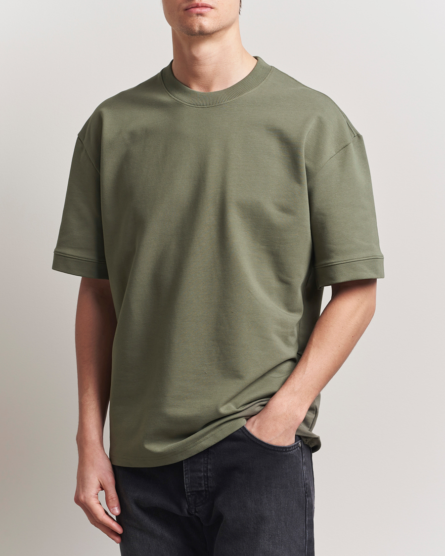 Herr | T-Shirts | Bread & Boxers | Loungewear T-Shirt Khaki Green