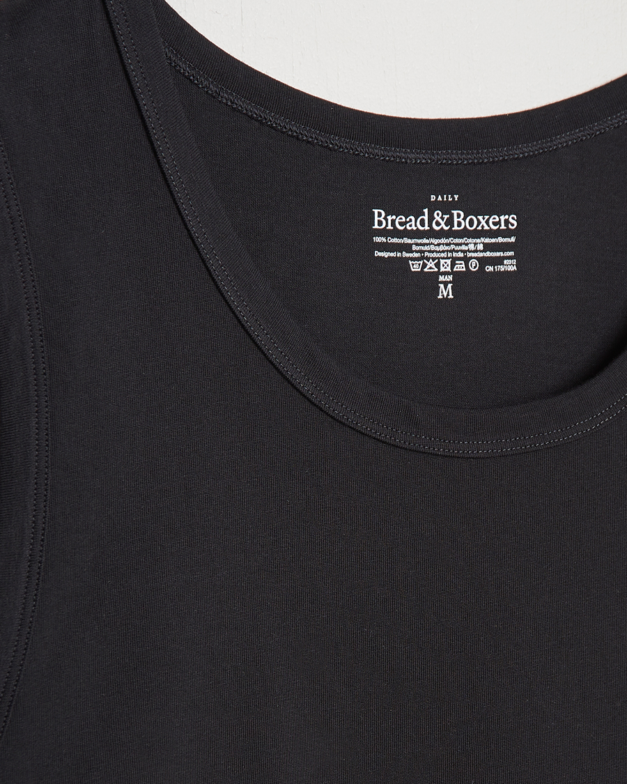 Herr | T-Shirts | Bread & Boxers | Relaxed Tank Top Black