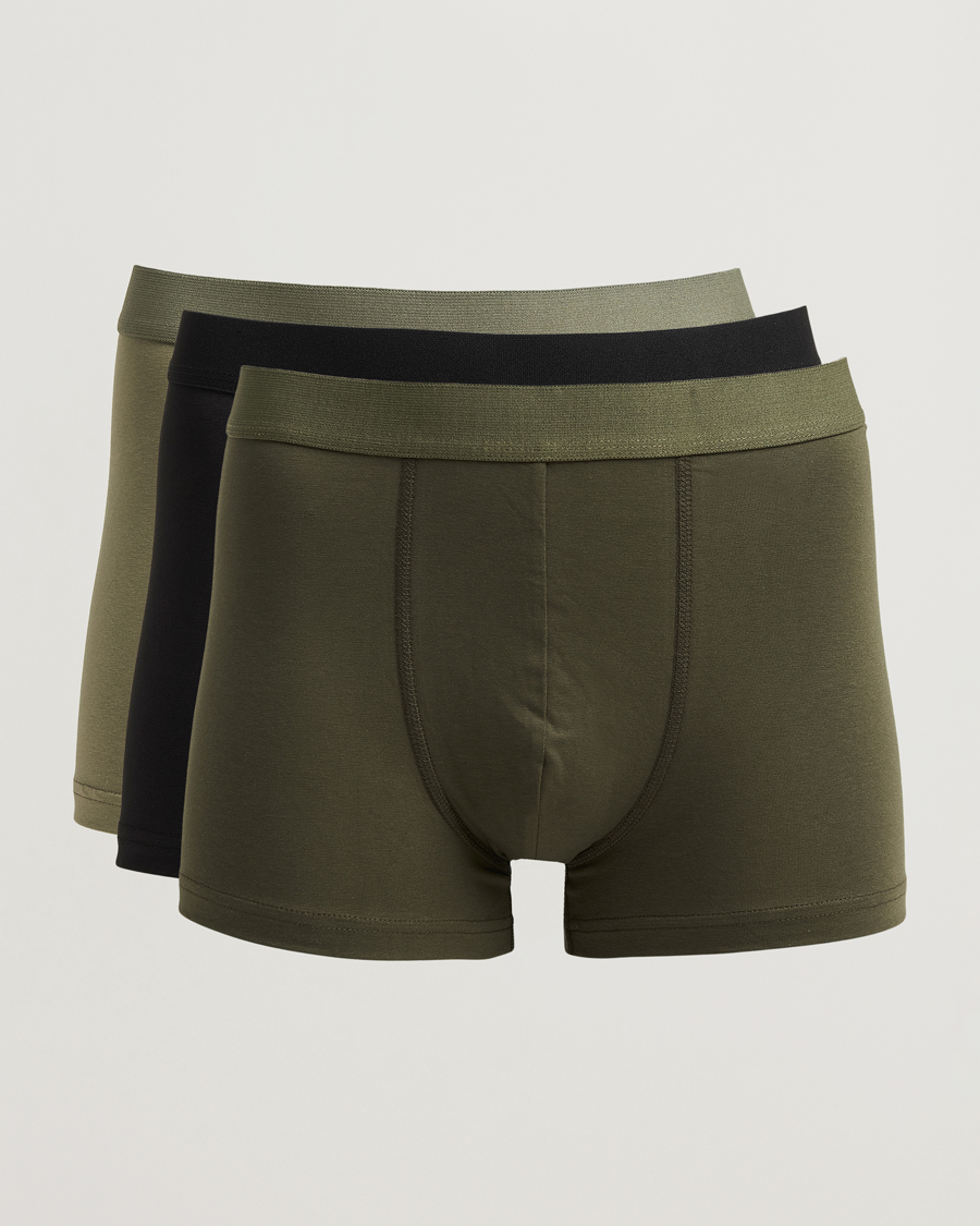 Herr | Underkläder | Bread & Boxers | 3-Pack Boxer Brief Khaki/Green/Black