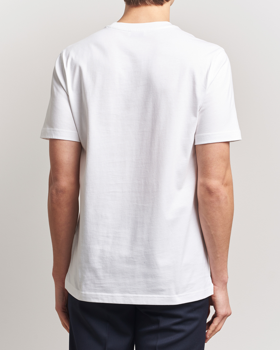 Herr | T-Shirts | Eton | Mercerized Jersey Crew Neck T-Shirt White