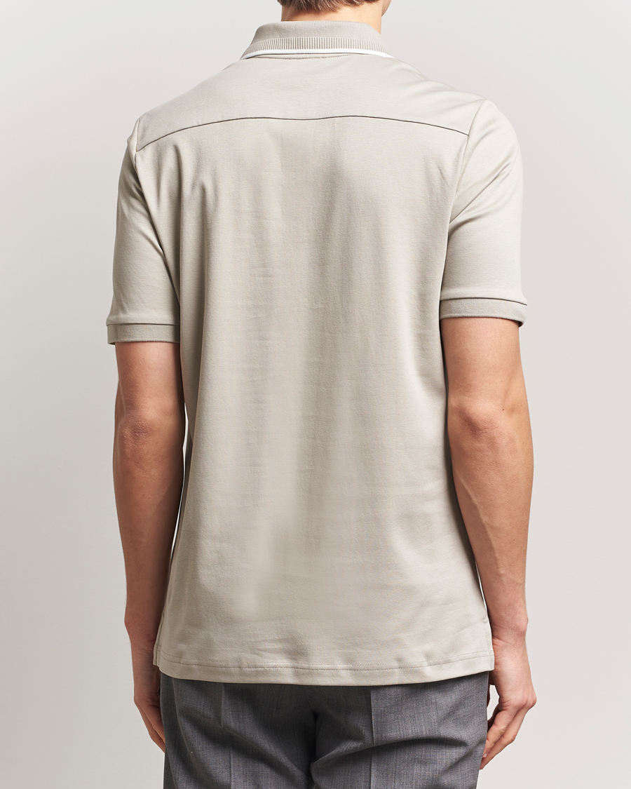 Herr | Pikéer | Eton | Supima Cotton Interlock Polo Beige