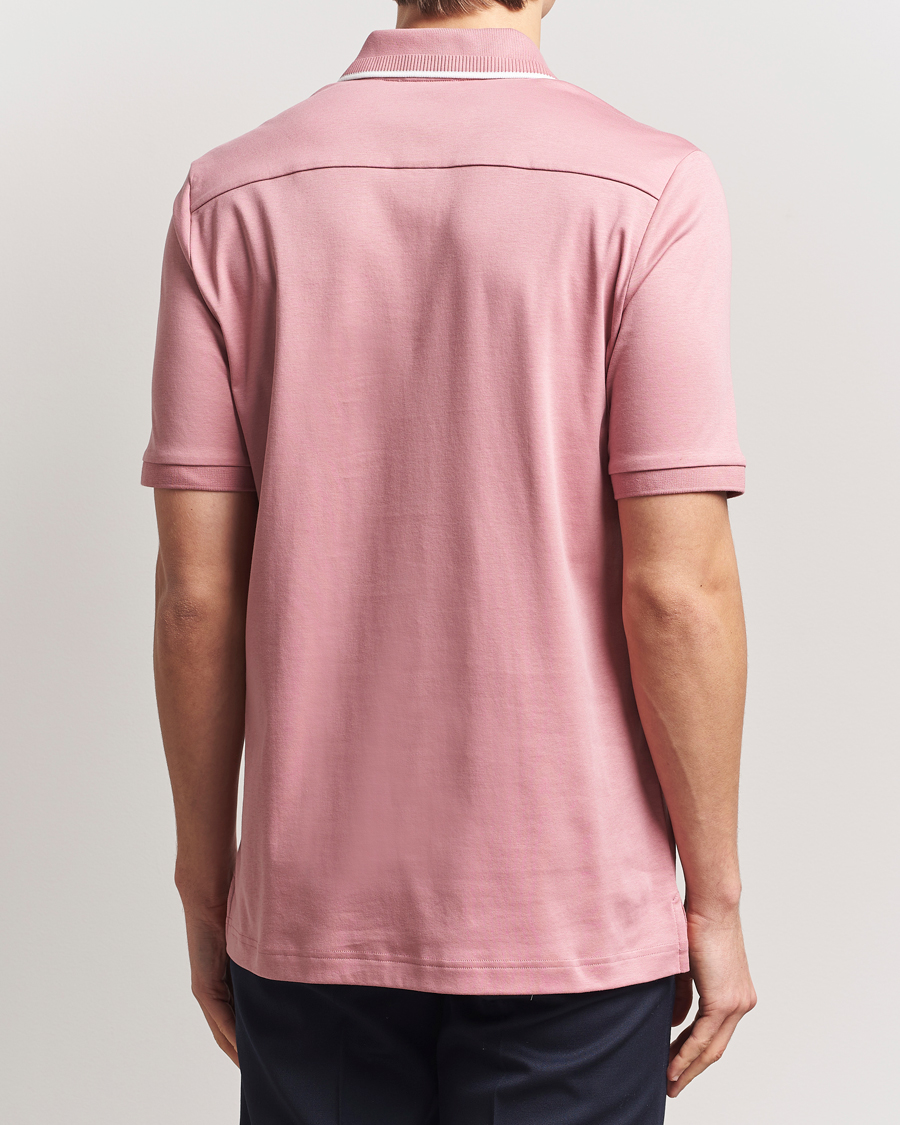 Herr | Pikéer | Eton | Supima Cotton Interlock Polo Dusty Pink