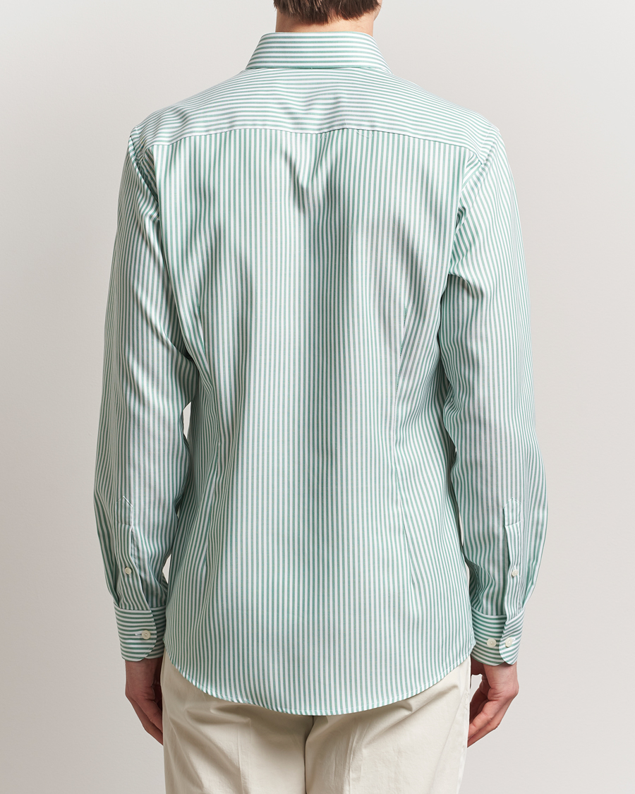 Herr | Skjortor | Eton | Slim Fit Signature Oxford Shirt Green/White
